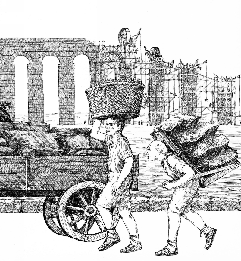 Aqua Clopedia A Picture Dictionary Roman Aqueducts Labour